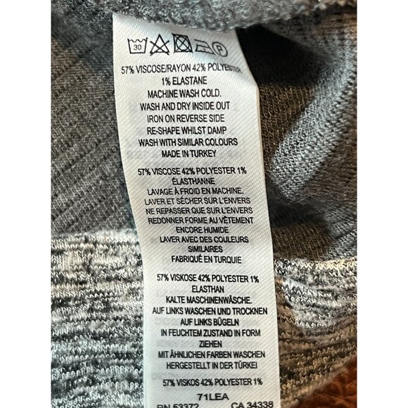 French Connection Women Ottoman Knit Jersey Dress Corp Core Academia Minimalist - Picture 4 of 9